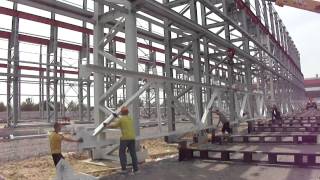 preview picture of video 'Строительство Грибановского машиностроительного завода Ч.5'