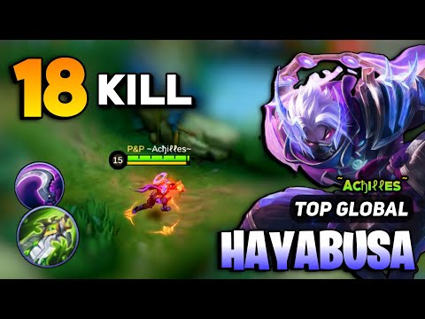Hayabusa Aggressive Gameplay [ Hayabusa Best Build Top Global ] By ~Acђiℓℓes~ - Mobile Legends
