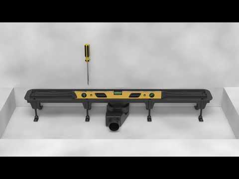 Трап для душа под плитку 90 см с двухсторонней решеткой Waterway Stream - фото 2 - id-p1692947587