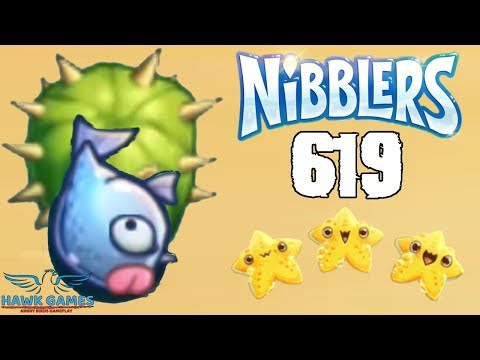 Fruit Nibblers Level 619 - 3 Stars Walkthrough, No Boosters