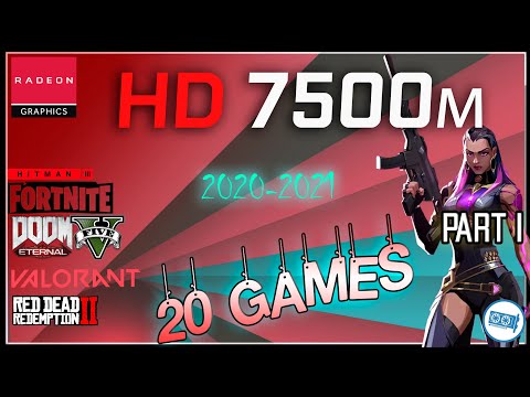 🔵AMD HD 7500m/7600m in 20 GAMES   |  in 2021
