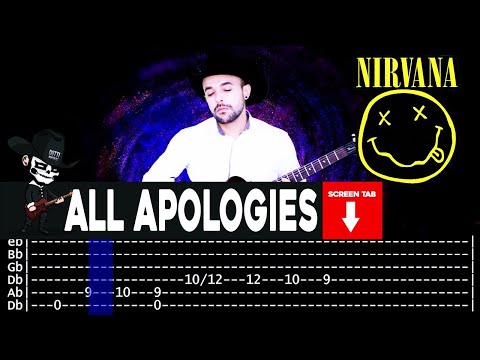 【NIRVANA】[ All Apologies ] cover by Masuka | LESSON | GUITAR TAB
