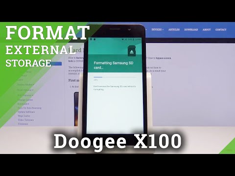 How to Delate Data from SD Card in Doogee X100 – Format Micro SD Card