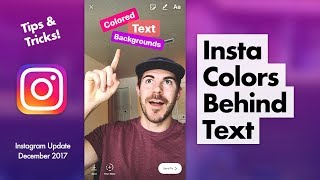 How to Add Color Background to Text Instagram Stories