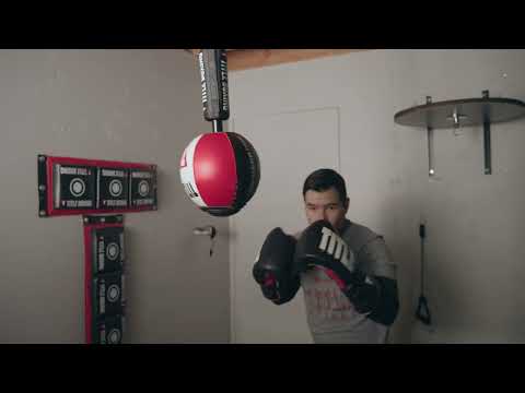 TITLE Boxing Deluxe King Cobra Reflex Bag Mounted to Ceiling