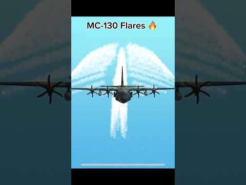 MC-130 Flares vs MC-400 Flares vs E-42 Flares. #turbopropflightsimulator #shorts #gaming #edit #fire