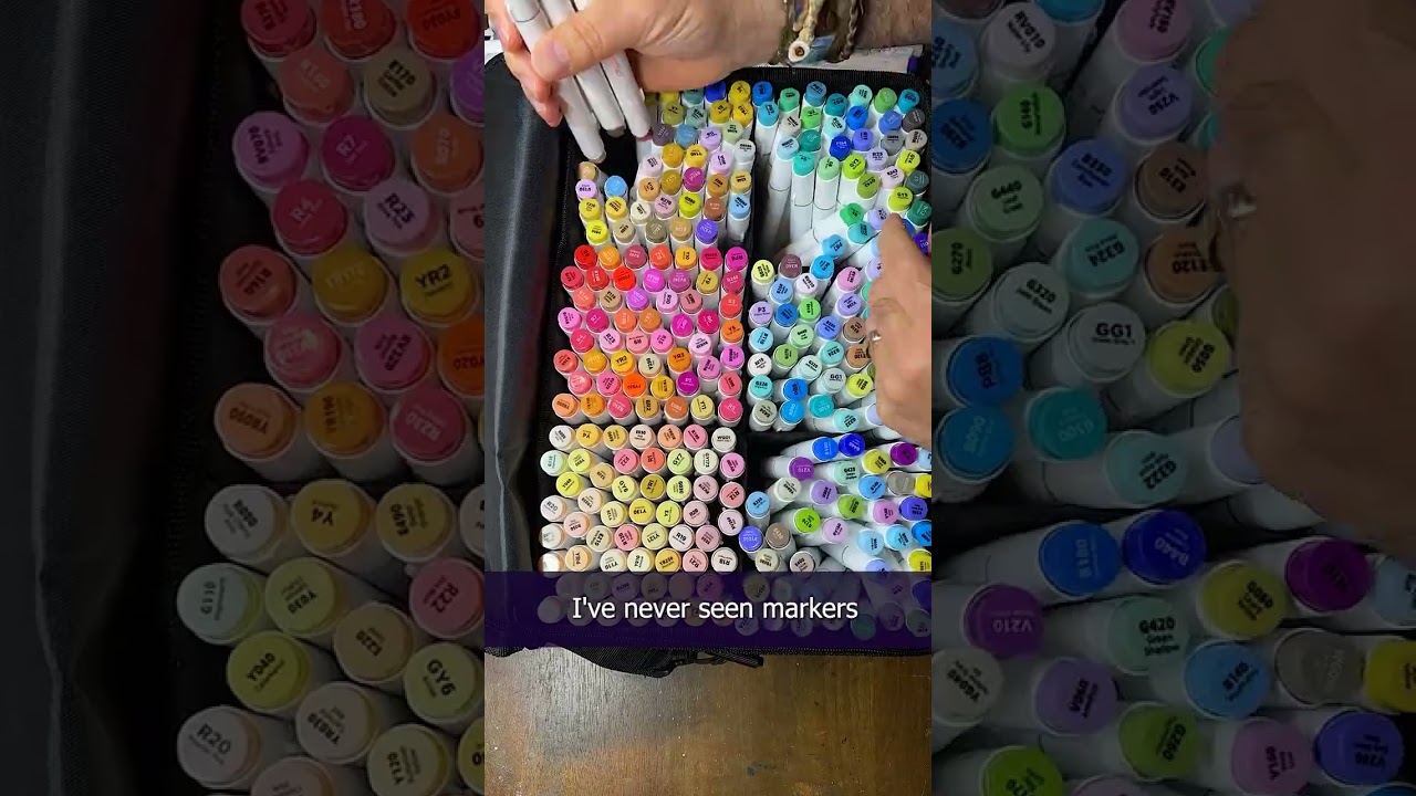 Reorganizing 320 Ohuhu Markers in 60 Seconds (It Actually Took Me 90 Minutes)