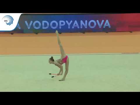 Yulia VODOPYANOVA (ARM) - 2018 Rhythmic Europeans, junior clubs final