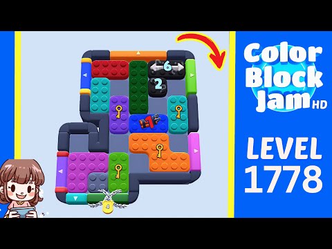 Color Block Jam Level 876 (1778) Solution Walkthrough