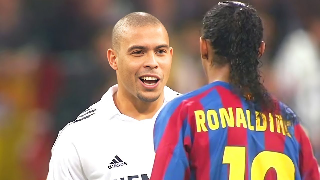 O DIA QUE RONALDO E RONALDINHO CHOCARAM O MUNDO NO EL CLÁSSICO