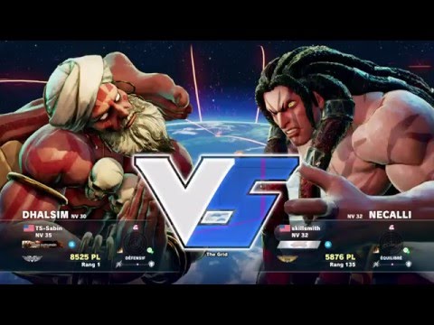 SFV - TS-Sabin (Dhalsim) vs skillsmith (Necalli)