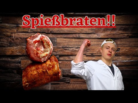 So machen wir den Spießbraten 🥩🫑+Füllen Küchenfertig| #1 Braten selber machen