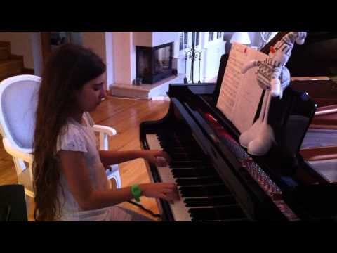 Doğa Şen plays Strange Things Happen ABRSM piano grade 2 2014-2015