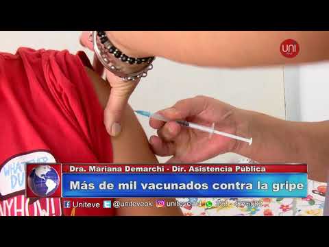 Vacuna antigripal Colocaron más de mil dosis