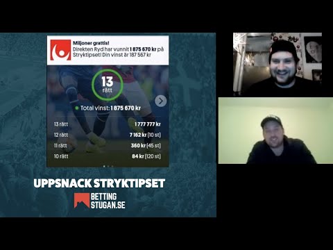 Stryktipset Lördag 8/1 » Spikar och skrällar 💥 » Tips & Förslag från Bobby & Stenberg