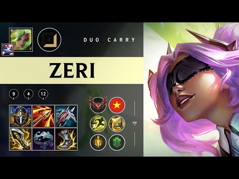 Zeri ADC vs Caitlyn - VN Grandmaster Patch 25.22