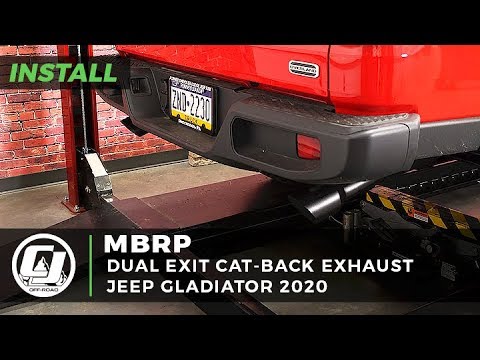 Jeep Gladiator Install | MBRP Dual Exit Off-Road 2-1/2 Inch Cat-Back Exhaust