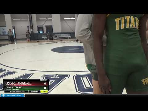 160 Lbs Round 1 - ``Jayden`` ``Burleson``, ``Mitchell High School Wrestling`` Vs ``Amet`` ``Faal``