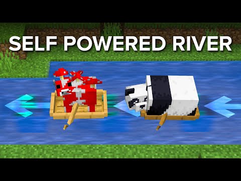 Make Any Minecraft River Into a Self Flowing River