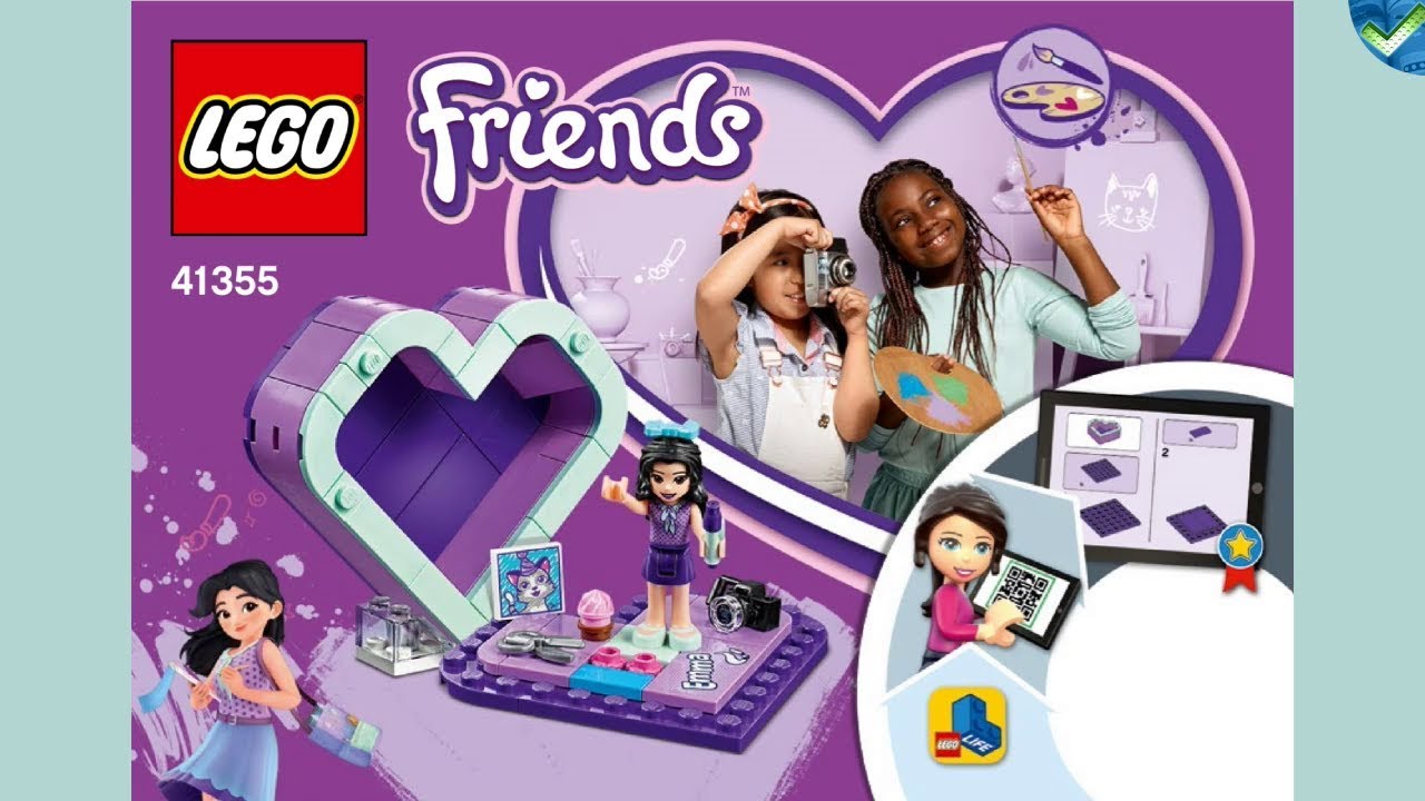 41355 Emma's Heart Box LEGO® Friends Manual at the Brickmanuals Instruction Archive