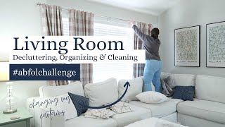 Living Room Declutter and Organize | Deep Clean With Me