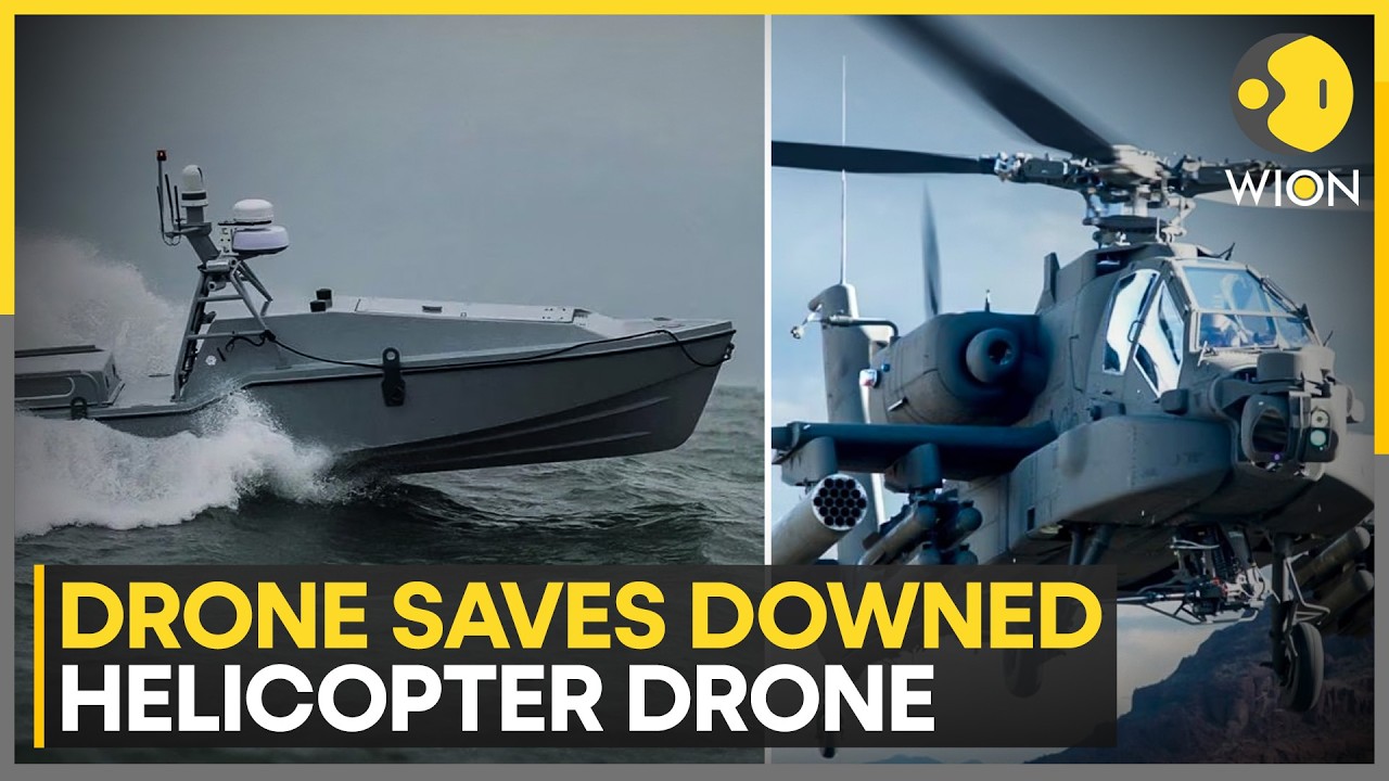 What Is The Saronic Corsair? The U.S. Sea Drone That Rescued Apache Pilots | WION