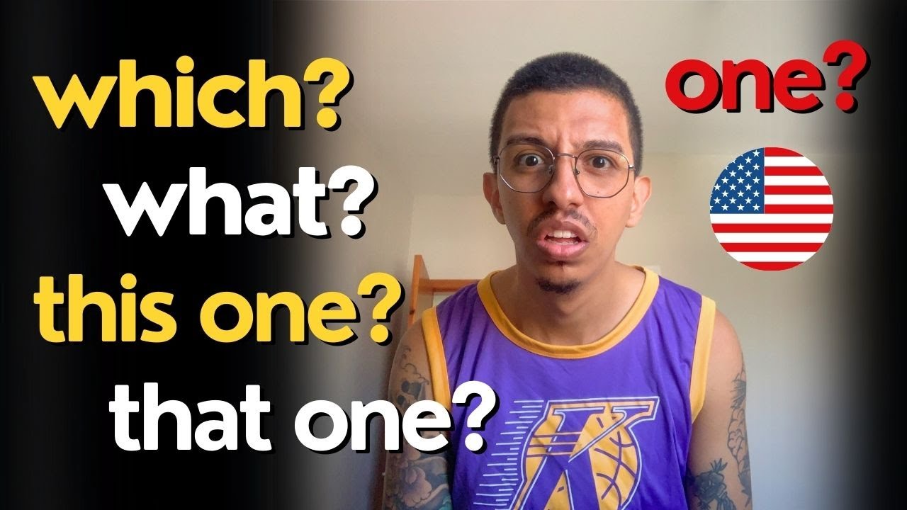 ‘ONE’ que aparece nas Frases em INGLES + Which VS What 🐵🇺🇸