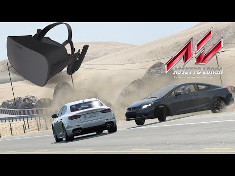 Assetto Corsa VR - Saudi Drift |  مذرحة وتطويف سيفك دوايري داخلي + خارجي على نظارات الفي ار