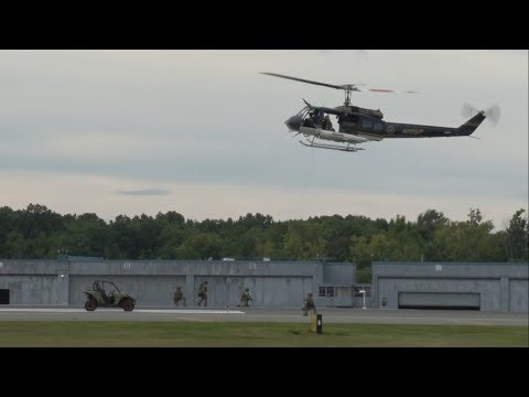 2019 New York International Air Show - New York State Police Demonstration