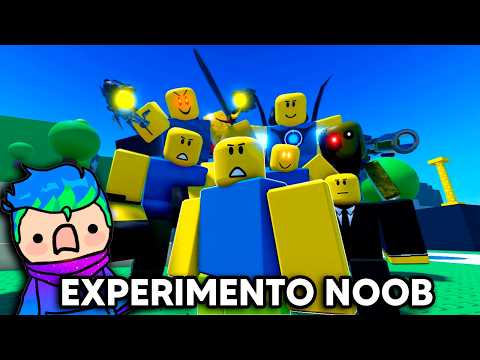 EXPERIMENTO NOOB en ROBLOX (Temporada 1 y 2) / Carlos Infinito Reacciona ANIMACION ROBLOX