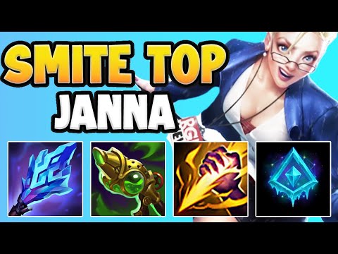 NEVER LANE. DO NOTHING. WIN. Welcome To Janna Smite Top Lane - League of Legends