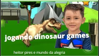 dinosaur park , brincando com os dinossauros. vdeo para criana