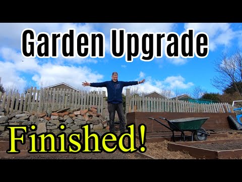 My Garden Upgrade is FINISHED. Now I can do some gardening!