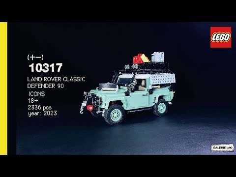 LEGO 10317 Land Rover Classic Defender 90 relaxing speed build