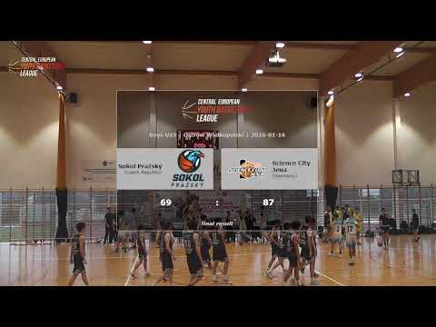 CEYBL U15, 16. 1. 2026, Sokol Pražský - Science City Jena