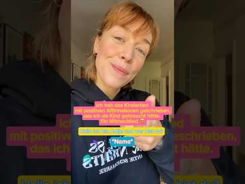 Affirmations Kinderlied ???? ich bin wichtig! #kinderlied #affirmation