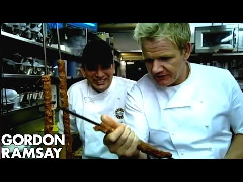 You need practice man | Gordon Ramsay Learns to Make Kebabs