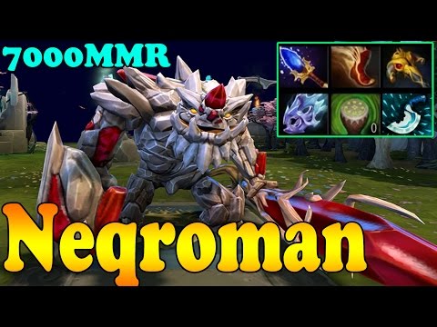 Dota 2 - Neqroman 7000 MMR Plays Tiny Vol 5 - Ranked Match Gameplay!