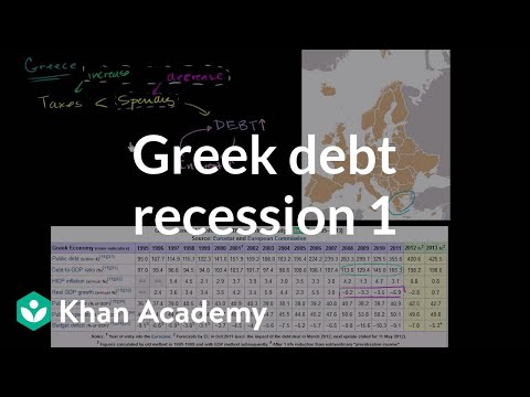 Greek Debt Recession and Austerity (Part 1)