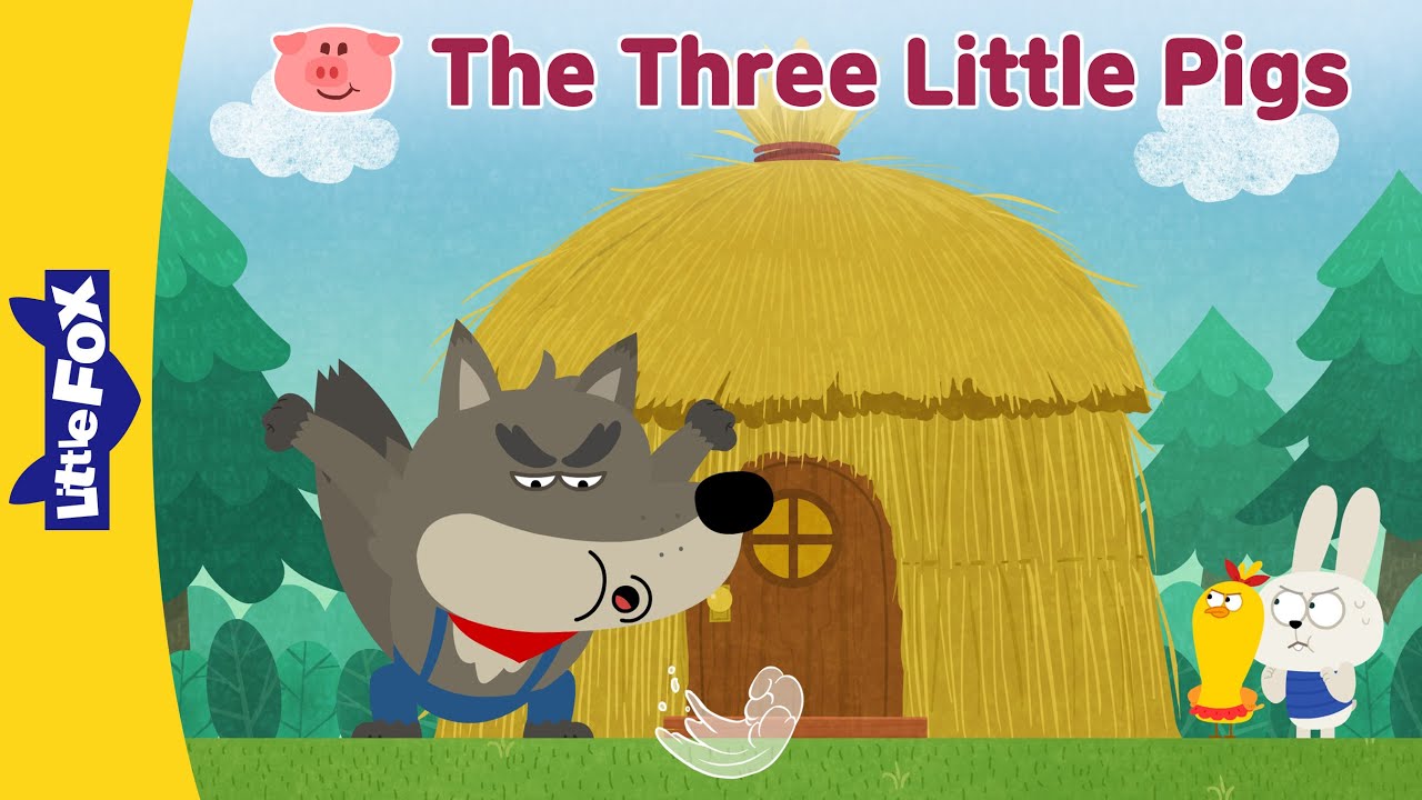 The Three Little Pigs | Fairy Tale Barn l The Big Bad Wolf Will Blow Down the House! | Little Fox