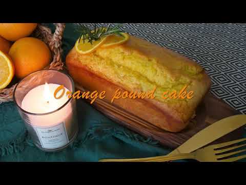 5 minute prep - Orange Pound Cake