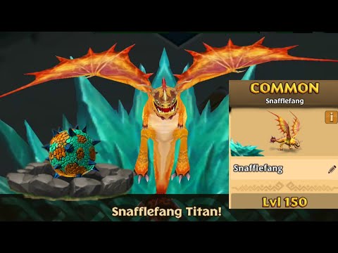 Snafflefang Max Level 150 Titan Mode - Dragons:Rise of Berk