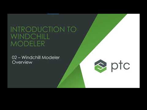 Windchill Modeler Overview