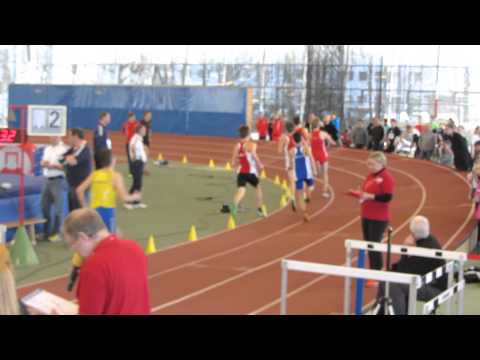 NDM Halle 2.2.2014 - 800m MJ U20 3. Zeitlauf