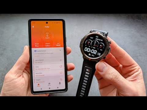 How to Use KE3 Eigiis SmartWatch - Setup & Pair with Phone ( Android & iOS ) FitCloud Pro