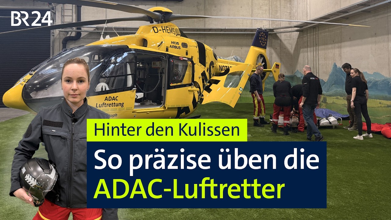 Training, Technik und Teamwork bei der ADAC Luftrettung | BR24 vor Ort