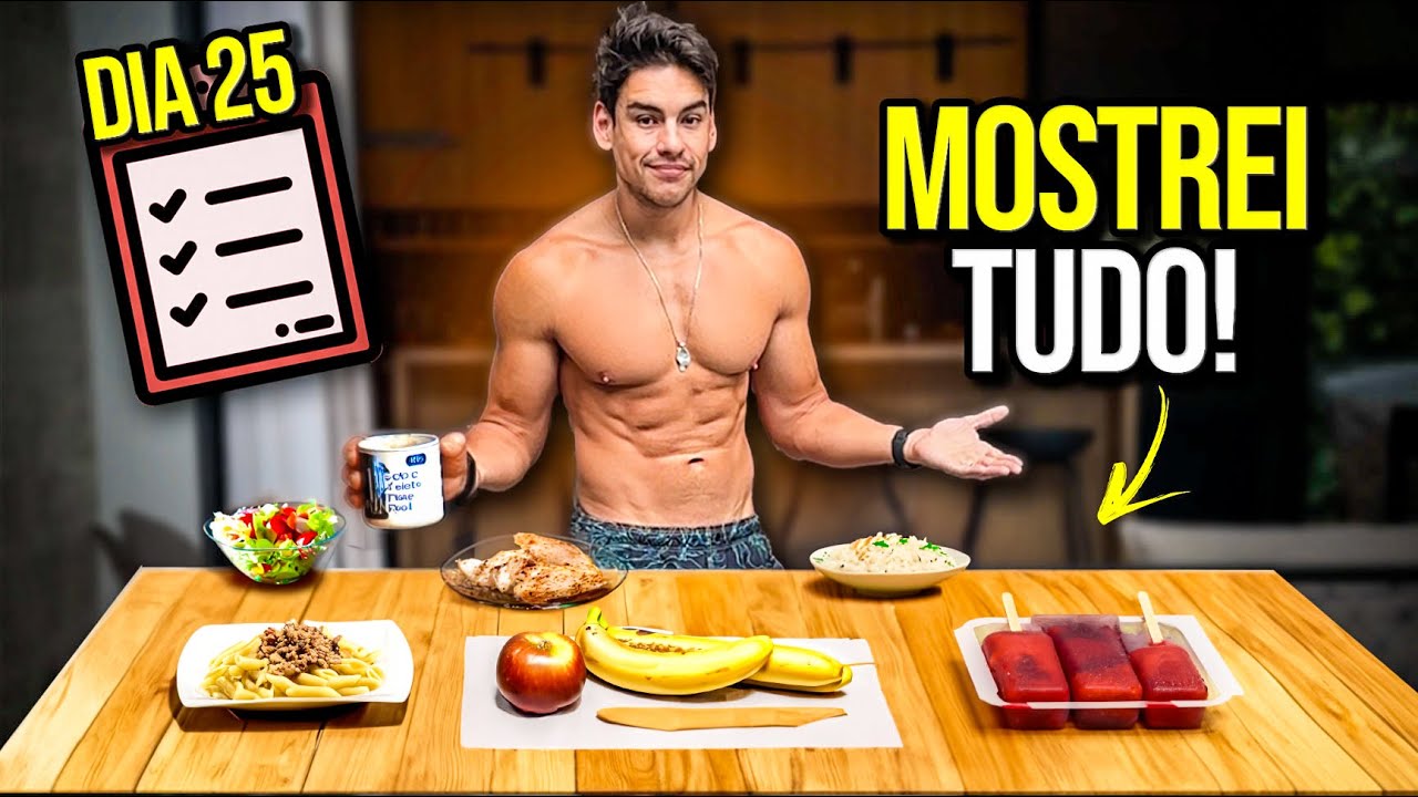 MINHA DIETA PARA SECAR NA PRÁTICA em 2024🔥 Rotina e Refeições para perder barriga!*