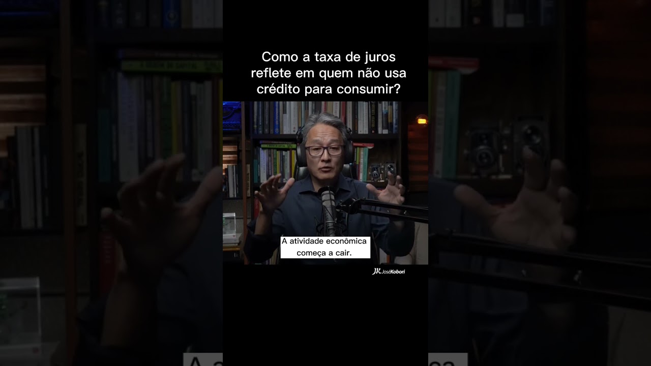 Como a taxa de juros reflete em quem não usa crédito para consumir?