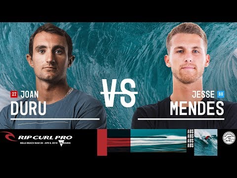 Joan Duru vs. Jesse Mendes - Round Two, Heat 12 - Rip Curl Pro Bells Beach 2018
