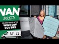 DIY No Sew Insulated Window Covers Curtains For A Van Or RV HOW TO Van Build Ep 32